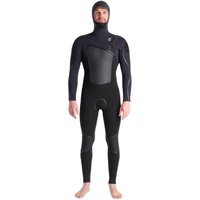 Mens NuWave Wired+ 6/5mm Chest Zip Hooded Wetsuit x